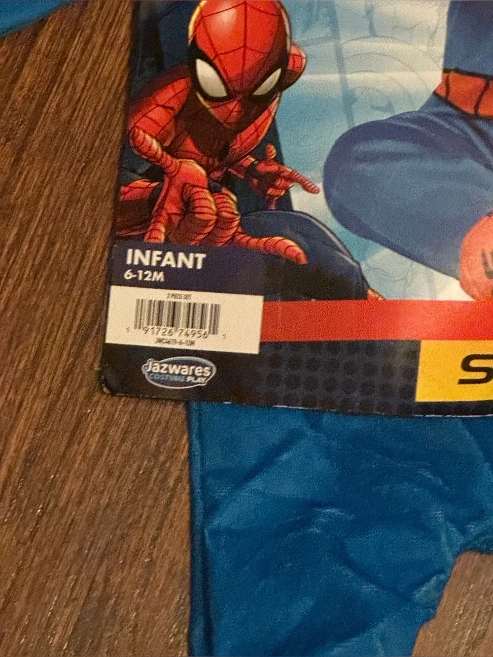 Marvel Spider-Man Infant Costume in red and Blue